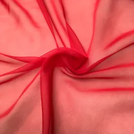 Red  Caress Chiffon