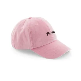 Script Logo 6 Panel Cap | Pink