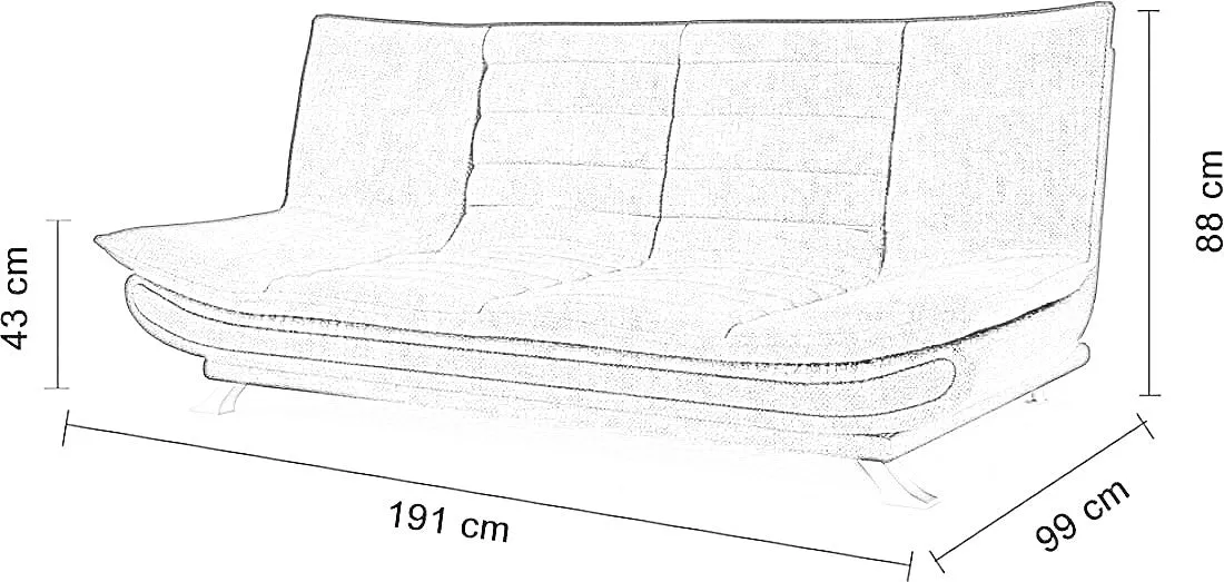 Siesta 3 Seater Multipurpose Sofa Bed | 3 Seater Sofa Bed