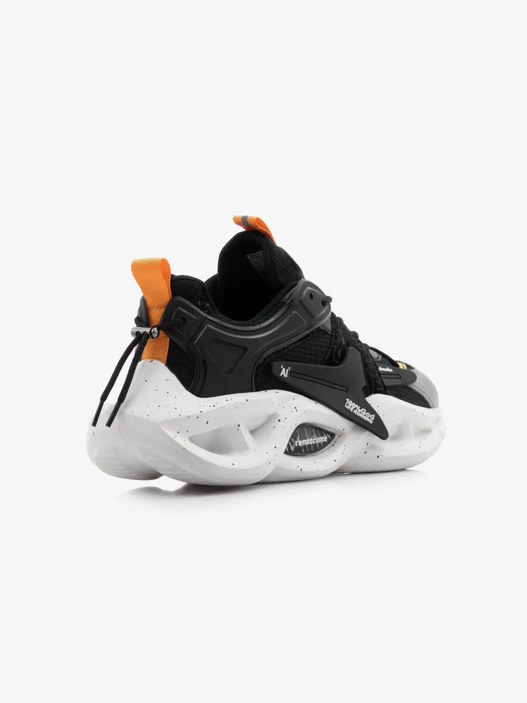 Singalmaha Black Chunky Sole Designer Premium Sneakers