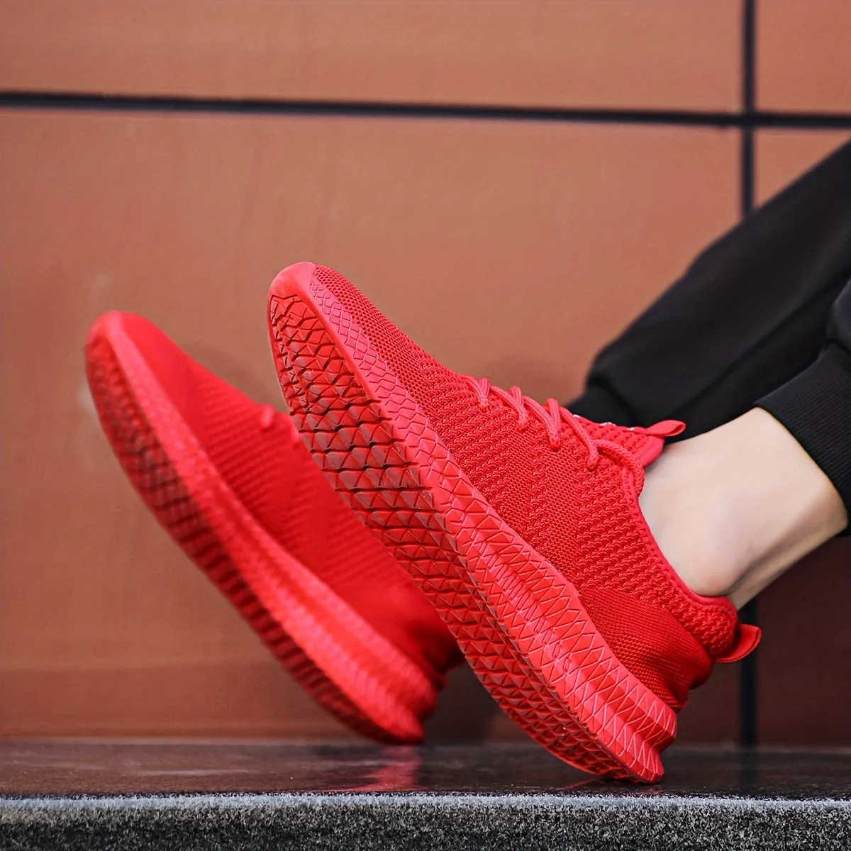 Stylish Knit Sneakers The Perfect Casual Outdoor Running Walking Shoes