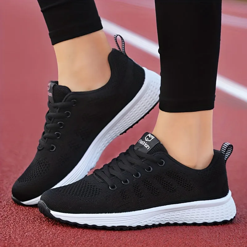 Stylish Striped Casual Shoes  Lightweight  Breathable Womens Footwear
