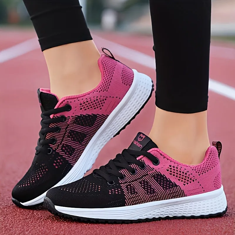 Stylish Striped Casual Shoes  Lightweight  Breathable Womens Footwear