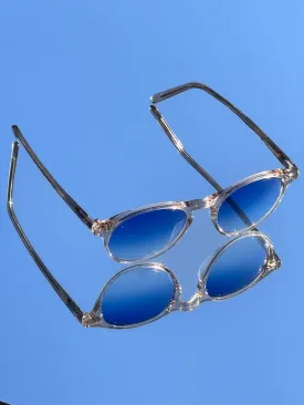 SUNGLASSES - CLASSIC - TRANSPARENT CHAMPAGNE