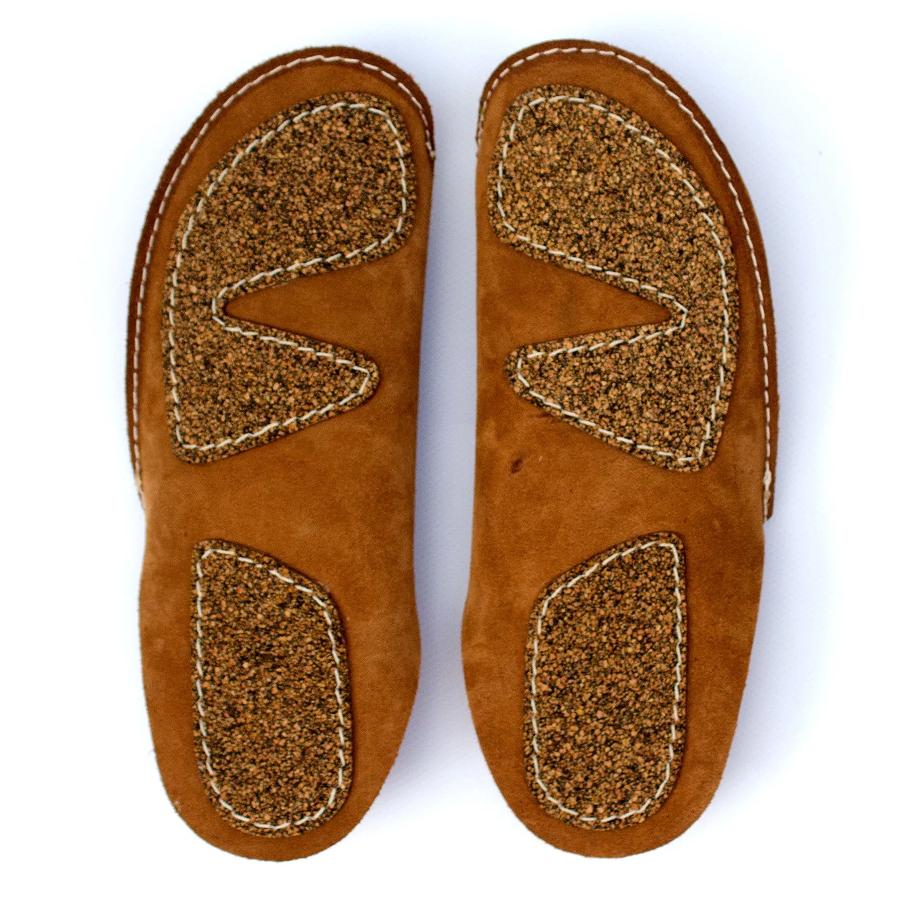 Tan CP Slippers Luxe