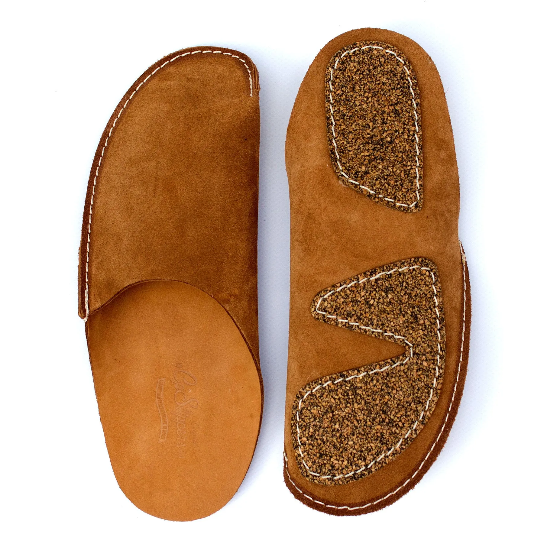 Tan CP Slippers Luxe