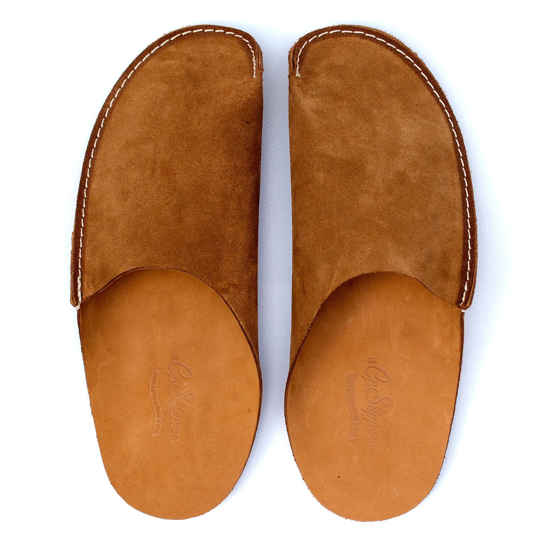 Tan CP Slippers Luxe