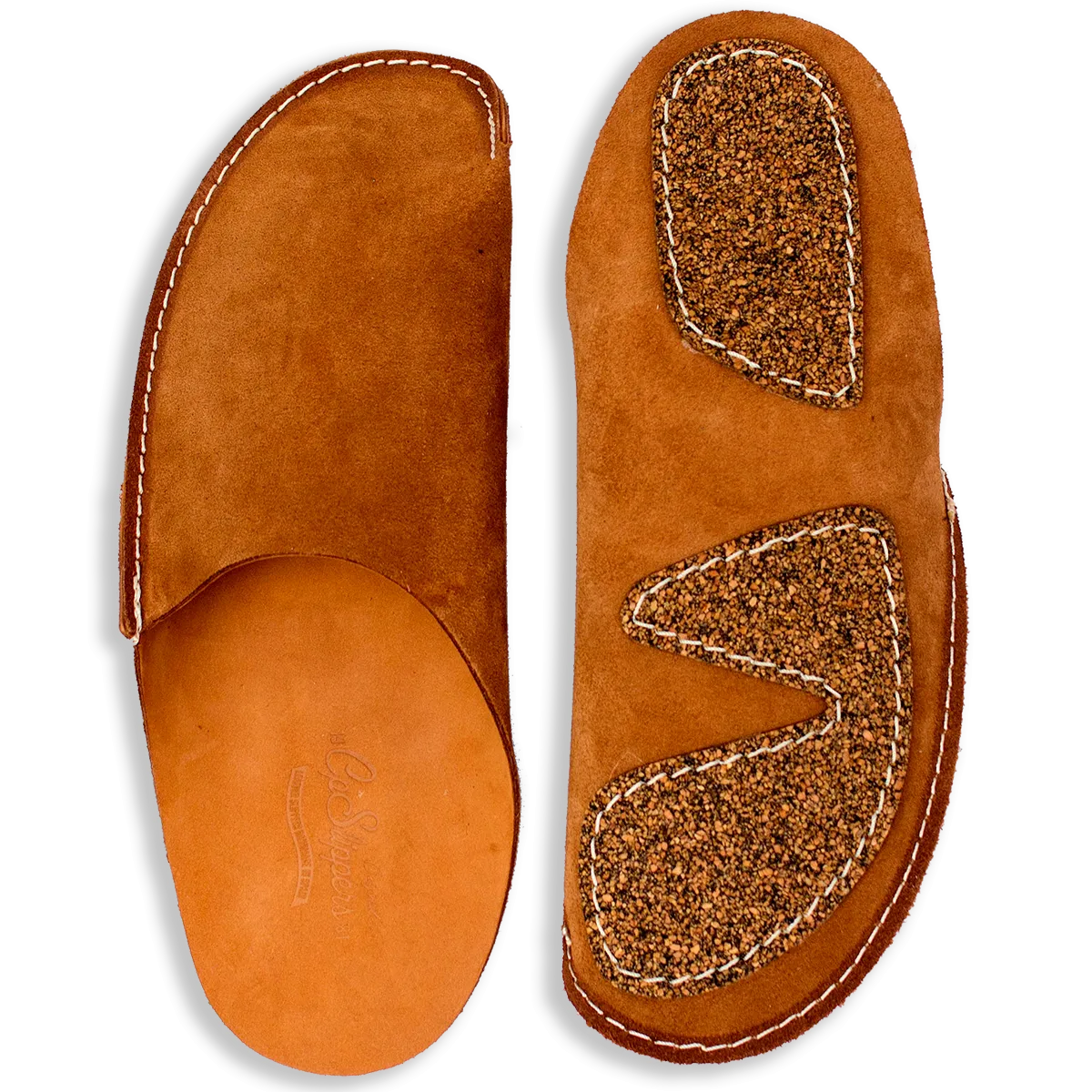 Tan CP Slippers Luxe