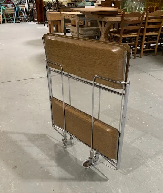 Vintage  Foldable Drink Table Trolley  #5021
