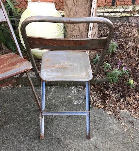 Vintage Foldable Metal Chair  # 4139 Byron