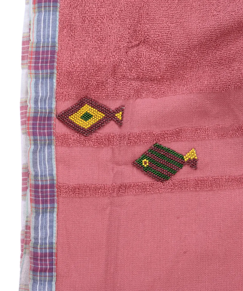 Weaved Beach Towel With Border