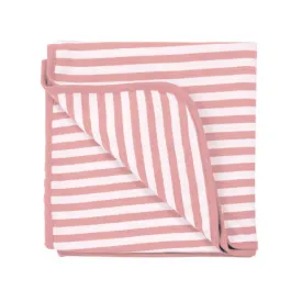 Woolbabe Merino and Organic Cotton Swaddle Blanket - Dusk Stripe